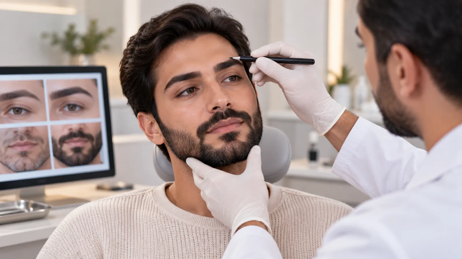 زراعة شعر اللحية والحواجب: الخطوات والنتائج