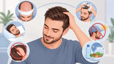 تعليمات ما بعد زراعة الشعر: دليل التعافي خطوة بخطوة
